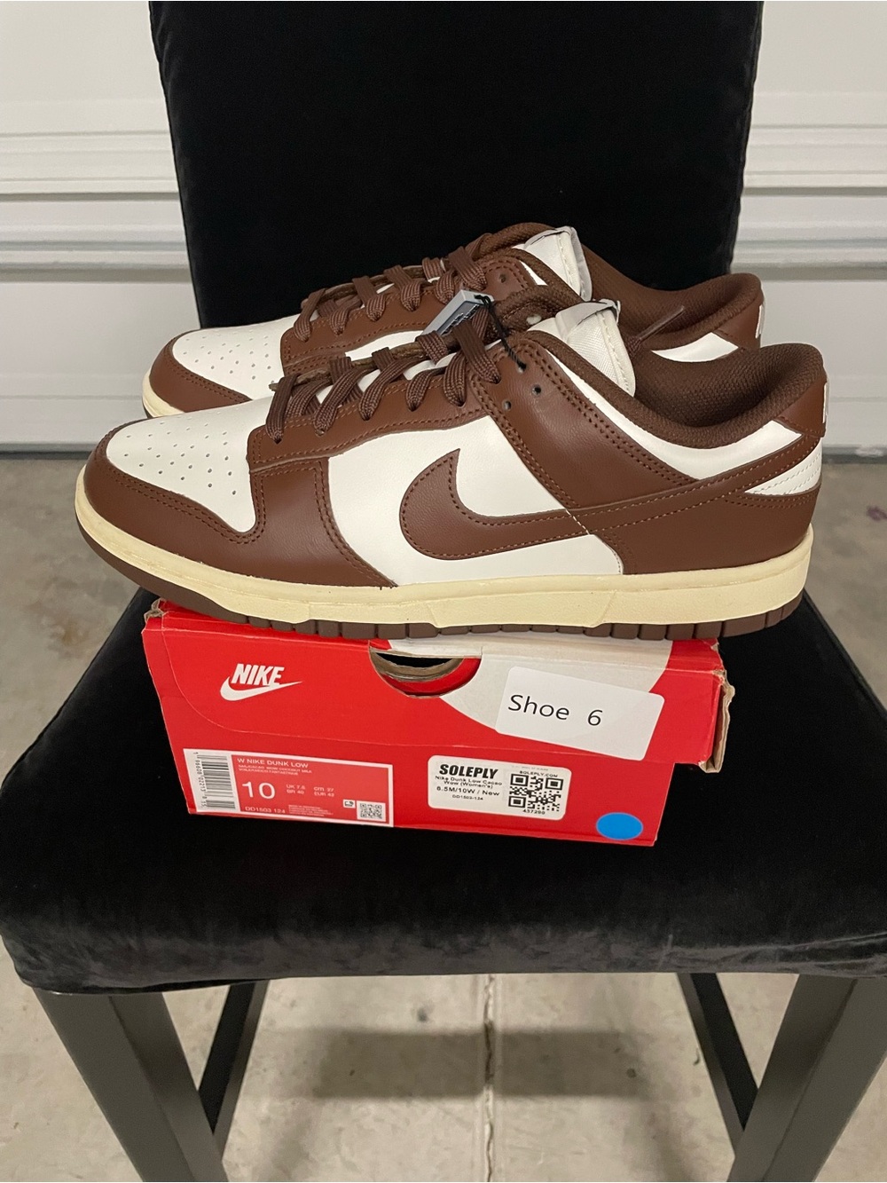 Nike Women’s Nike Dunk Low - Sail/Cacao size 10w